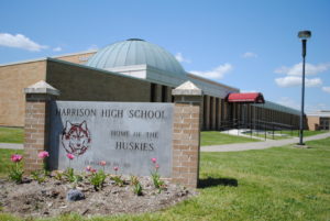 Harrison High School was ranked 135th among the top 500 schools in the country, according to a Newsweek study. The school’s graduation rate was in the 99th percentile; its college-bound student rate was in the 96th percentile. File photo